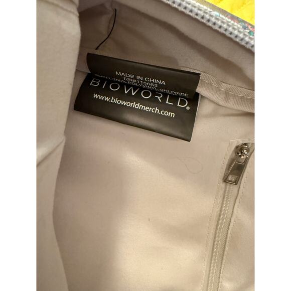 NWOT Disney Princesses 100th Silver Metallic Multi All Over Print Mini Backpack - Picture 7 of 7